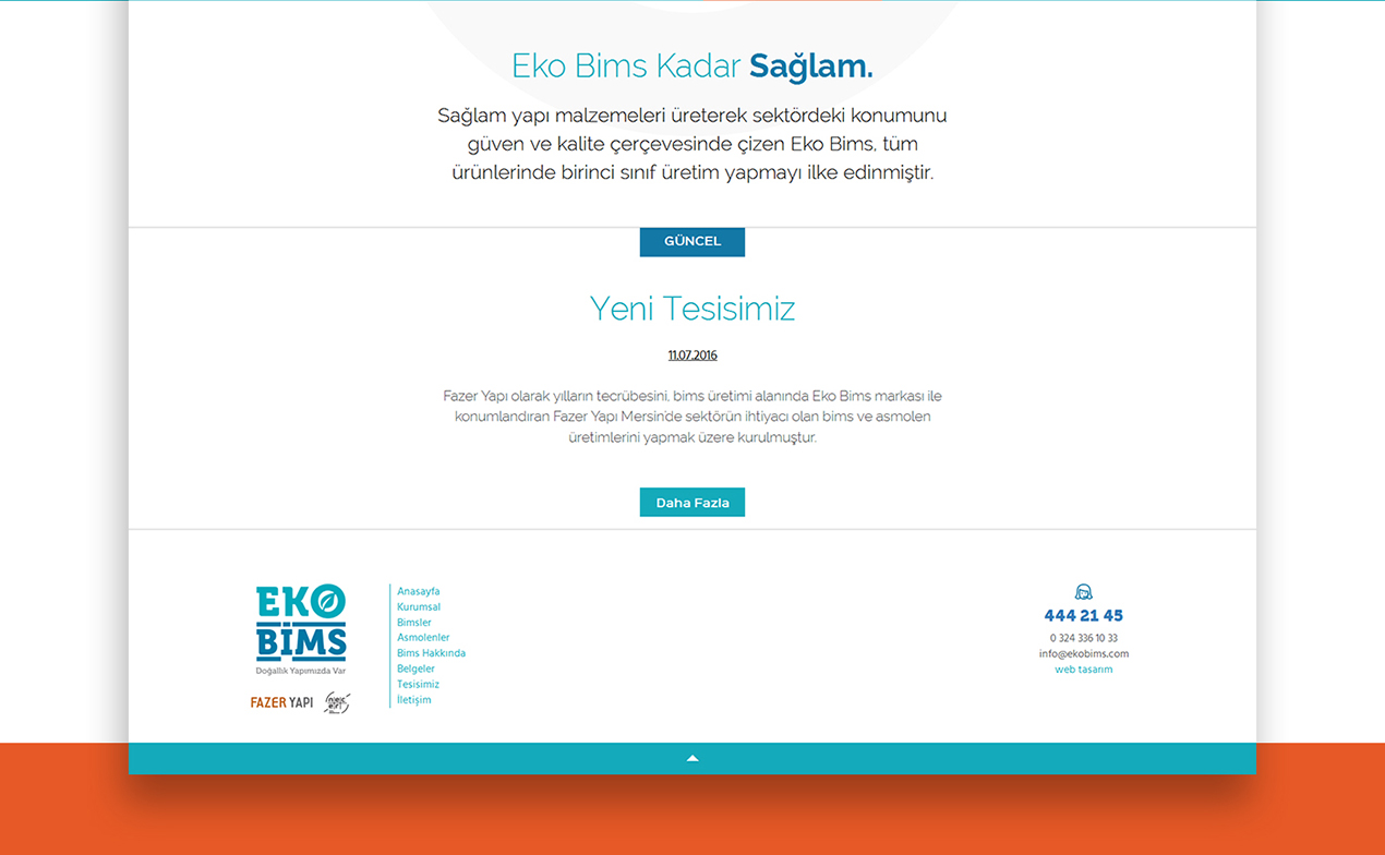 Eko Bims Web Tasarımı