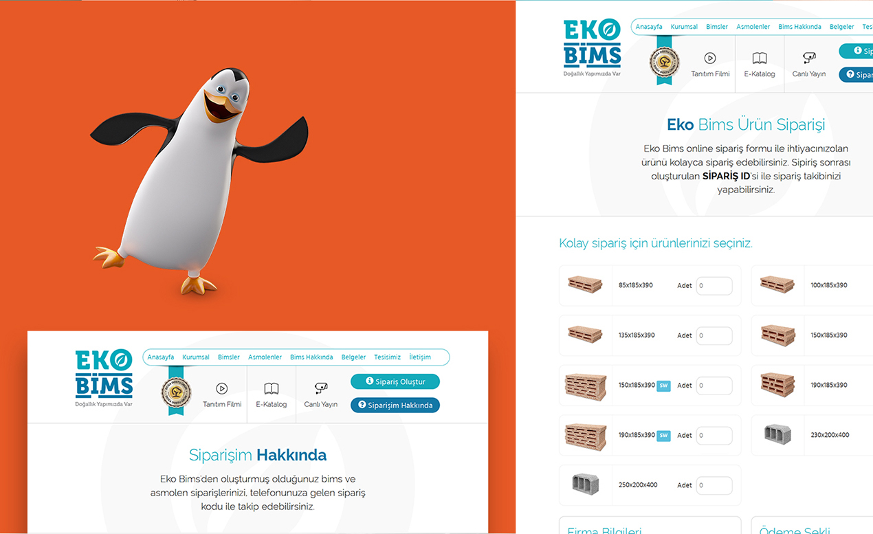 Eko Bims Web Tasarımı